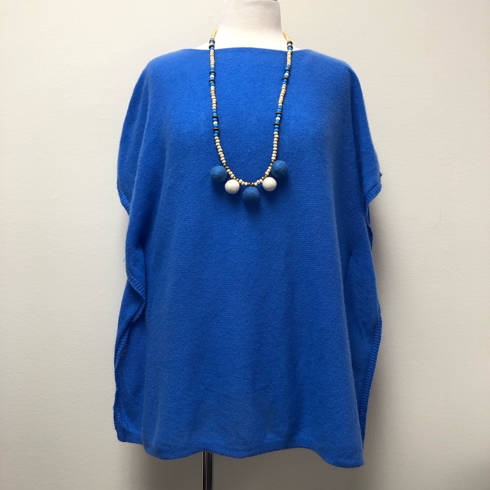 Cashmere Poncho Sweater